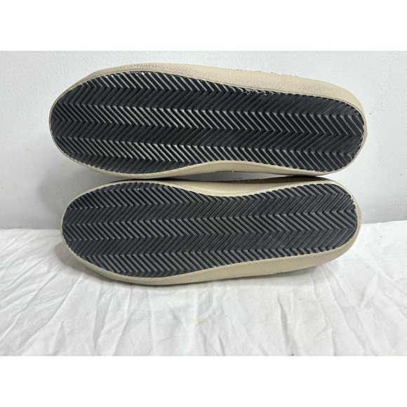 Golden Goose White Glitter Leather Superstar Metallic Sock Sneakers size 41 - Picture 2 of 6